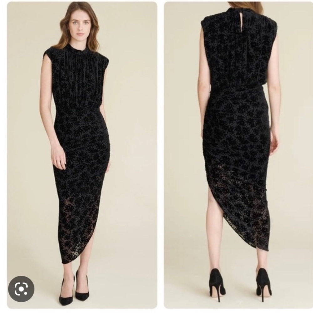 Veronica beard Kendall velvet dress size 2 NWT